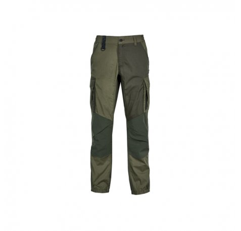Upower Hike Pantalones Cargo Tecnicos - Talla M - Tejido Ripstop Elastico, Resistencia al Desgaste, Bolsillos Multifuncionales, Refuerzos en Rodillas, Elementos Reflectantes - Color Verde Oscuro
