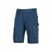 Upower Solaris Bermudas Cargo Funcionales - Talla S - Tejido Ripstop Elastico, Multibolsillos, Detalles Reflectantes, Proteccion Lumbar, Cierre Antirayaduras, Porta Identificacion Oculto - Color Azul Marino