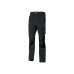 Upower Ibiza Pantalon de Trabajo Confortable - Talla 2XL - Tejido Tecnico Elastico, Bolsillos Inteligentes, Cinturon Integrado, Detalles Reforzados, Cinta Reflectante - Color Negro Carbon