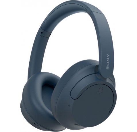 Sony WH-CH720 Auriculares Bluetooth 5.2 con Microfono Integrado - Diadema Ajustable - Conectividad Multipunto - Alambrico e Inalambrico - Auriculares Giratorios - Autonomia hasta 50h - Color Azul