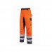 Upower Subu Pantalones Impermeables y Transpirables - Talla M - Bolsillos Multifuncionales, Rodillas Reforzadas, Cintura Elastica, Proteccion Contra el Frio, Visibilidad Mejorada - Color Naranja Fluorescente