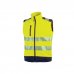 Upower Dany Chaleco Soft Shell Elastico Transpirable - Talla XL - Impermeable, Bolsillo Pecho con Cremallera, Cordon Antienredo, Corte Ajustado, Bandas Reflex, Proteccion DPI2 - Color Amarillo Fluorescente