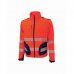 Upower Bea Cazadora de Trabajo Alta Visibilidad - Talla 4XL - Mangas Separables, Bolsillos Funcionales, Bandas Reflectantes Termoselladas, Ajuste Regulable, Proteccion DPI2 - Color Rojo Fluorescente