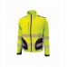 Upower Bea Cazadora de Trabajo Alta Visibilidad - Talla L - Mangas Separables, Bolsillos Funcionales, Bandas Reflectantes Termoselladas, Ajuste con Velcro, Proteccion DPI2 - Color Amarillo Fluorescente
