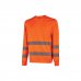 Upower Chara Sudadera de Trabajo - Talla L - Alta Visibilidad, Bandas Reflectantes, Poliester Perchado, Ajuste Comodo, Resistente a Multiples Lavados, Seguridad Mejorada - Color Naranja Fluorescente