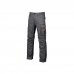Upower Smile Pantalones de Trabajo en Algodon Elastico - Talla 44 - Multiples Bolsillos, Cierre con Cremallera, Refuerzos en Rodillas, Ajuste Slim Fit, Proteccion DPI1 - Color Gris Meteorito