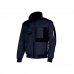 Upower Mate Bomber de Trabajo con Mangas Desmontables - Talla XL - Impermeable, Interior de Microfibra, Bolsillos con Solapa y Velcro, Refuerzos Anti-Desgaste, Proteccion DPI1 - Color Azul Marino