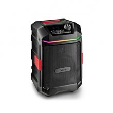 NGS Wild Bash Compact Altavoz Premium 200W - Bluetooth 5.4 - USB y AUX - Iluminacion LED - IPX6 - Color Negro