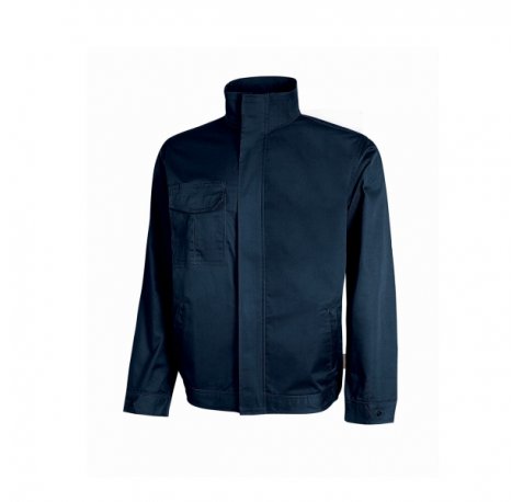 Upower Sofia Cazadora de Trabajo Resistente y Funcional - Talla M - Tejido Mechanical Stretch, Lavable a Alta Temperatura, Bolsillos con Cierre, PuÃ±os Ajustables - Color Azul Oscuro Westlake