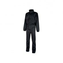 Upower Roma Mono de Trabajo - Talla S - Policoton Mechanical Stretch, Multiples Bolsillos, Cintura y PuÃ±os Elasticos, Rodillas Preformadas, Triple Costura - Color Negro Carbon