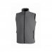 Upower Dublino Chaleco de Trabajo Soft Shell - Talla 5XL - Transpirable, Antiviento, Repelente al Agua, Multibolsillos con Cremallera, Ajuste Personalizado con Cordon - Color Gris Oscuro