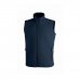 Upower Dublino Chaleco de Trabajo Soft Shell - Talla 5XL - Transpirable, Antiviento, Repelente al Agua, Multibolsillos con Cremallera, Ajuste Personalizado con Cordon - Color Azul Oscuro Westlake