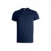 Upower Figi Camiseta de Trabajo de Algodon Cardado - Talla M - Suave y Duradera, Cuello Elastico Acanalado, Cinta Para-Sudor, Proteccion DPI1 - Color Azul Marino