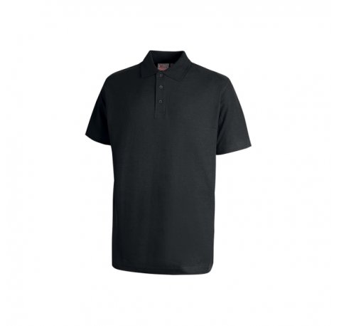 Upower Tonga Polo de Hombre de Algodon Pique - Talla L - Transpirable, Duradero, Acabados en Canale, Proteccion DPI1, Disponible en 7 Colores Vibrantes - Color Negro Carbon