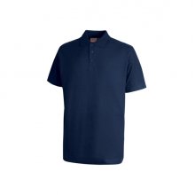 Upower Tonga Polo de Hombre de Algodon Pique - Talla 4XL - Transpirable, Cuello con 3 Botones, Acabados en Canale, Refuerzos en Cuello y Hombros, Proteccion DPI1 - Color Azul Marino