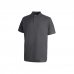 Upower Tonga Polo de Hombre de Algodon Pique - Talla 3XL - Transpirable, Cuello con 3 Botones, Acabados en Canale, Refuerzos en Cuello y Hombros, Proteccion DPI1 - Color Gris Meteorito