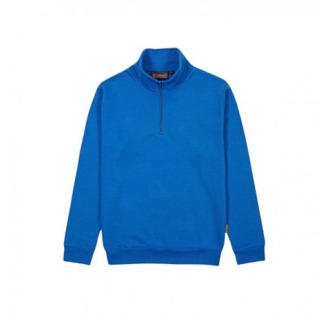 Upower Maui Sudadera con Media Cremallera - Talla 2XL - French Terry Algodon y Poliester, Transpirable y Duradera, PuÃ±os y Dobladillo Elasticos, Mangas Ranglan, Costuras Pespunteadas - Color Azul Regio