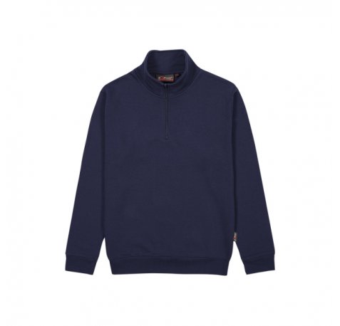 Upower Maui Sudadera con Media Cremallera - Talla 4XL - French Terry, Transpirable, Duradera, Ajuste Comodo, Mangas Ranglan, Costuras Pespunteadas, Versatil y Funcional - Color Azul Marino