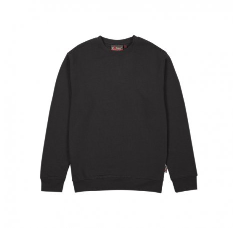 Upower Tupai Sudadera Cuello Redondo - Talla M - French Terry Verano, Libertad de Movimiento, Algodon y Poliester, Detalles en Punto Elastico, Mangas Ranglan, Costuras Pespunteadas - Color Negro Carbon