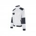 Upower Zagabria Chaqueta de Trabajo - Talla 4XL - Algodon Stretch, Durabilidad y Transpirabilidad, Bolsillos con Cierre, Anillo Porta-Identificacion, PuÃ±os Ajustables, Lavable a 40Â° - Color Blanco