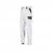 Upower Salonicco Pantalon de Trabajo Resistente - Talla 3XL - Algodon Stretch, Multiples Bolsillos Seguros, Proteccion Lumbar Reforzada, Detalles Reflectantes, Facil Mantenimiento - Color Blanco