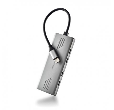 NGS Wonder 4-C 4 en 1 Hub USB-C - 4x USB-C - Velocidad de TransmisiÃ³n hasta 5 Gbps