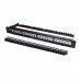 WP Patch Panel de 24 Puertos RJ45 CAT6A UTP - 1U Modular sin Herramientas - Color Negro