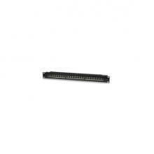 WP Patch Panel de 24 Puertos RJ45 CAT6 FTP - 1U IDC - Color Negro