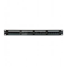 WP Patch Panel de 24 Puertos RJ45 CAT6 UTP - 1U IDC - Color Negro WP Patch Panel de 24 Puertos RJ45 CAT6 UTP - 1U IDC - Color Negro