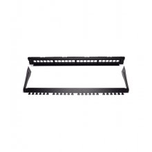 WP Patch Panel de 24 Puertos RJ45 CAT6 UTP - 1U Keystone Modular - Color Negro