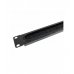 WP Guia 1U Cableado con Cepillo - 490x15x55mm - Color Negro