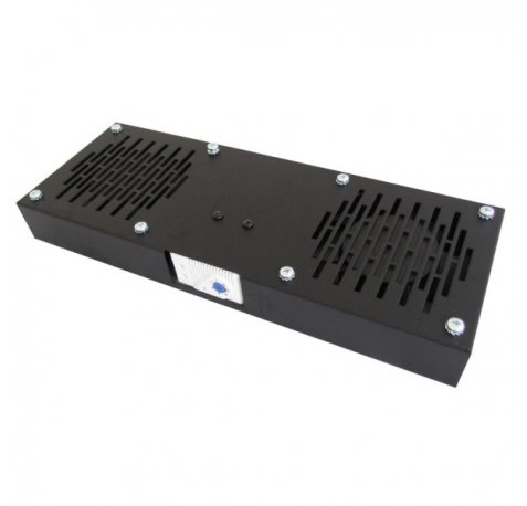 WP Termostato para Armarios de la Serie RWA con 2 Ventiladores - 475x400x55mm - Color Negro