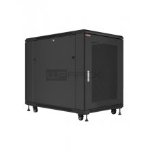 WP RSB-10608-B Armario de Suelo para Redes 10U - Puerta de Acero Perforada - Cerradura de Seguridad - 600x800x594mm - Color Negro