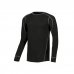 Upower Alpin Camisa de Trabajo Termica - Talla S - Material Comodo y Transpirable, Costuras Planas sin Etiquetas, Proteccion Contra Irritaciones - Color Negro Carbon
