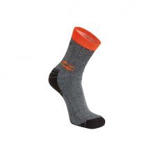 Upower Giady Calcetines Tecnicos - Talla Unica - Tecnologia Memory Size, Material Transpirable, Plantilla Amortiguadora, Costuras Planas, Collar Anti-Torsion - Color Naranja Fluorescente