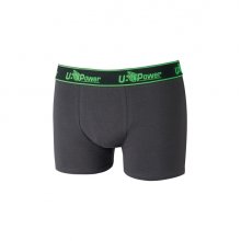 Upower Boxer Calzoncillos Boxer de Algodon Suave - Talla M - Elastico Resistente, Ajuste Duradero, Material Transpirable, Resistente al Lavado, Paquete de Tres - Color Gris Asfalto