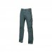 Upower Traffic Pantalon Jeans Stretch - Talla 60 - Bolsillos Delanteros Amplios, Bolsillo Lateral para Herramientas, Porta Telefono, Porta Martillo, Rodillas Elasticas, Cintura Ajustable con Velcro, Triple Costura - Color Azul Vaquero