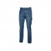 Upower Jam Pantalon Vaquero Elastico - Talla L - Ajuste Slim Fit, 5 Bolsillos, Bolsillo Lateral Grande, Proteccion DPI1 - Color Azul Indigo