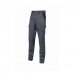 Upower Guapo Pantalones de Trabajo de Algodon Elastico - Talla L - Bolsillos Multifuncionales, Cintura Elastica, Rodillas Preformadas, Triple Costura, Proteccion DPI1 - Color Gris Oscuro