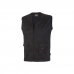 Upower Chica Chaleco Multibolsillos de Algodon Elastico - Talla 3XL - Ligero, Cierre Cremallera Frontal, Espacio para Personalizacion, Bolsillos con Solapa y Velcro - Color Negro Carbon
