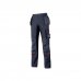 Upower Race Pantalon de Alta Calidad - Talla 56 - Multiples Bolsillos Desmontables, Refuerzos en Cordura, Paneles Elasticos, Proteccion DPI1, Detalles Reflectantes, Ajuste Ergonomico - Color Azul Marino