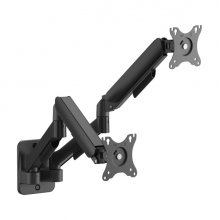 Aisens WT32TSR-479 PRO Soporte de Pared con Brazo para TV de 13"-32" - Contrapeso Giratorio e Inclinable - 3 Pivotes y 2 Brazos - Peso Maximo 9kg - VESA 100x100mm - Color Negro