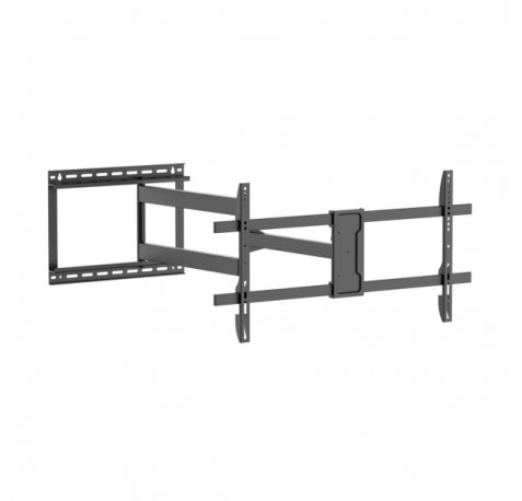 Aisens WT80TSLE-419 PRO Soporte para Monitor/TV - Giratorio, Inclinable y Nivelable - De 43" a 80" - Peso MÃ¡ximo 50Kg - Color Negro