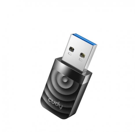 Cudy WU1300S Adaptador Wi-Fi USB 3.0 AC1300 Doble Banda - Hasta 867Mbps en 5GHz