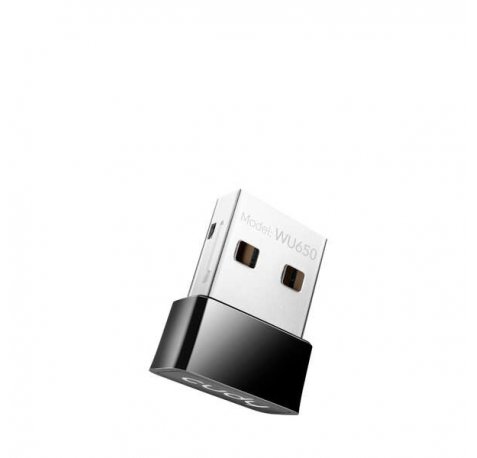 Cudy WU650 Mini Adaptador Wi-Fi USB 2.0 AC650 Doble Banda - Hasta 433Mbps en 5GHz