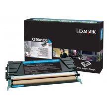 Lexmark X746 | X748 cyan | Toner original - X746A1CG