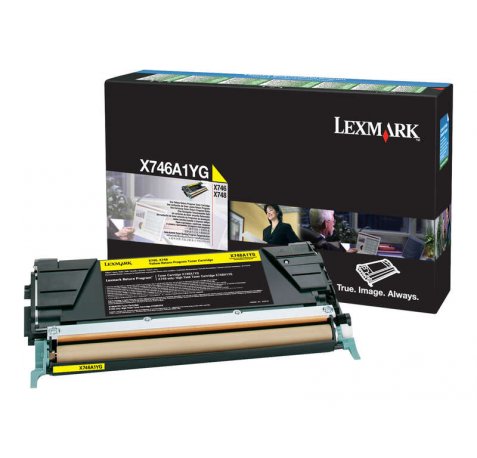 Lexmark X746 | X748 amarillo | Toner original - X746A1YG