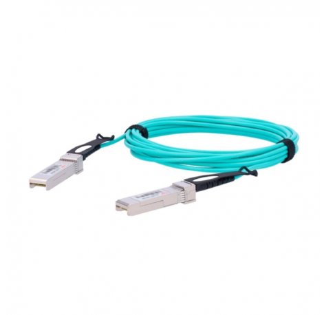 Ruijie XG-SFP-AOC1M Cable de Fibra Optica AOC - SFP+ - 1 Metros - 10 Gbps por Canal - Color Turquesa