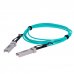 Ruijie XG-SFP-AOC3M Cable de Fibra Optica AOC - SFP+ - 3 Metros - 10 Gbps por Canal - Color Turquesa