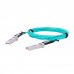Ruijie XG-SFP-AOC5M Cable de Fibra Optica AOC - SFP+ - 5 Metros - 10 Gbps por Canal - Color Turquesa